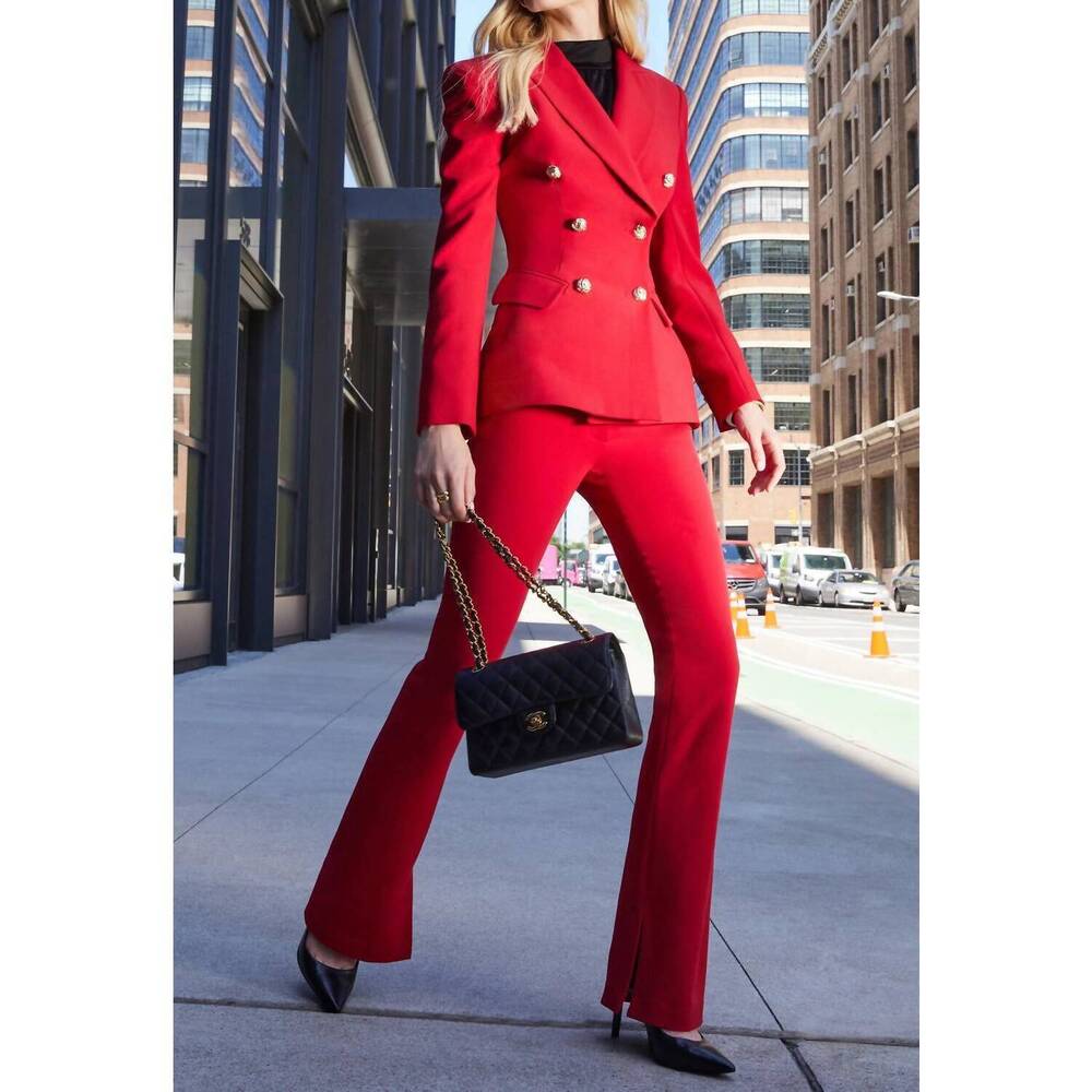 NEW GENERATION LOVE cady suiting pants in ruby